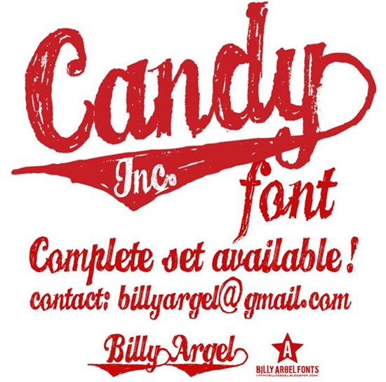 candy font