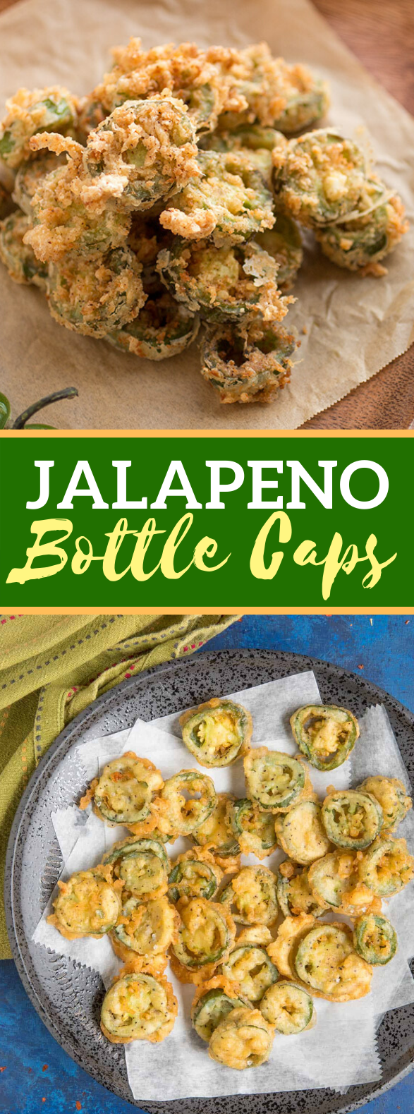 JALAPENO BOTTLE CAPS #appetizers #vegetarian