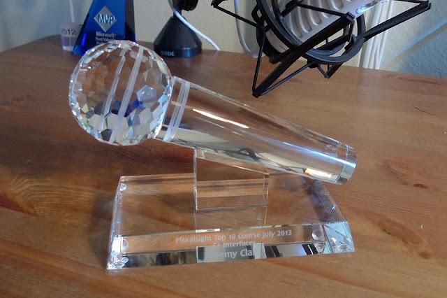 Pluralsight Crystal Microphone Award for C# Interfaces