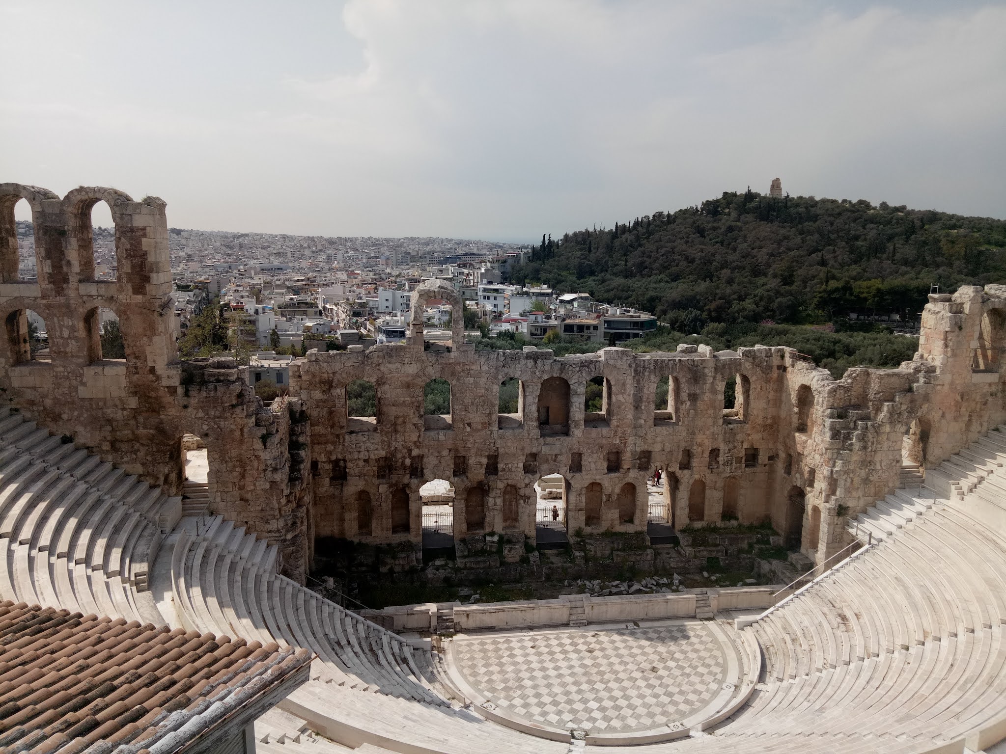 Travelog Greece, Athens: Acropolis Amphitheatre of Herodeion