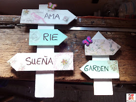 DIY: hacer carteles para el jardín