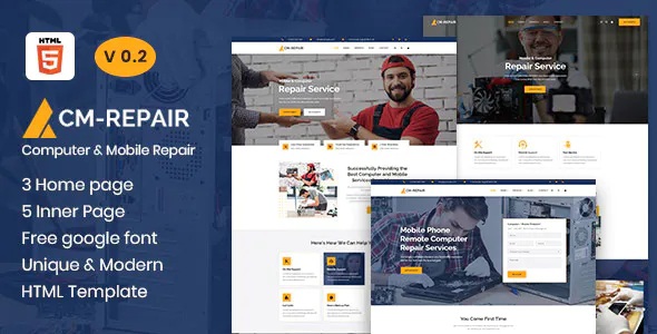 Best Computer and Mobile Repair Store Template