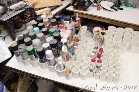testing all paint cans, pvc, easy, attach