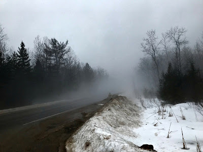 February 20, 2018 Driving to and from work in the fog.