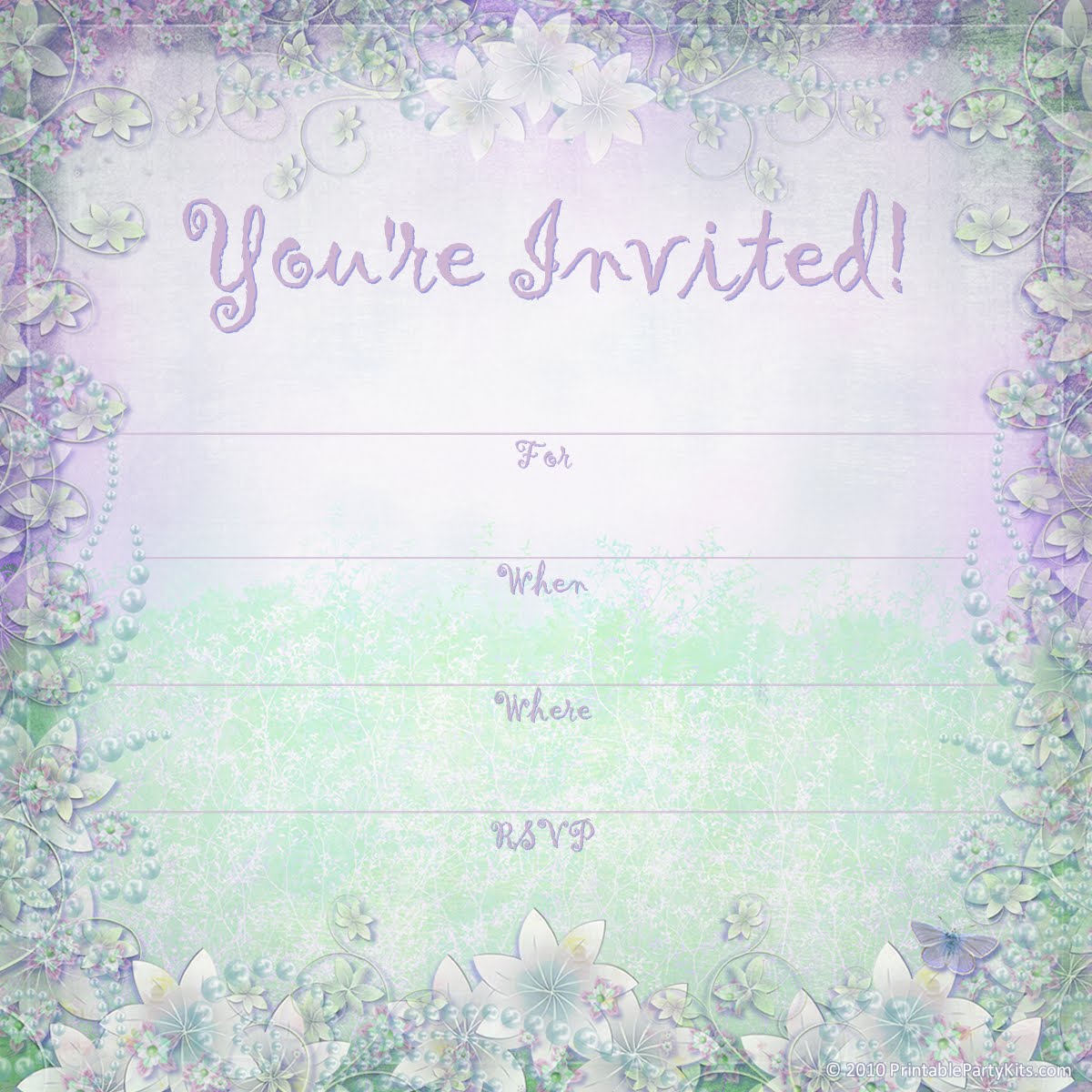 free blue and silver wedding invitations templates