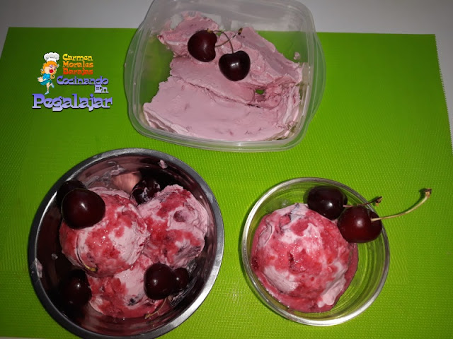 Helado Cerezas