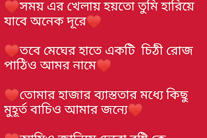 সময় এর দৌলতে - Love Bengali Quotes for best friend 