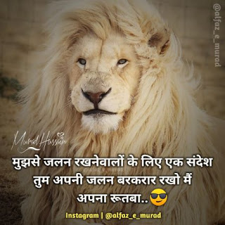 Royal Attitude Status In Hindi