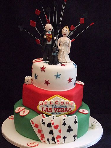 Las Vegas Wedding Cakes Round Ideas