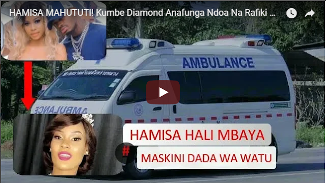 HAMISA MAHUTUTI! Kumbe Diamond Anafunga Ndoa Na Rafiki Wa Hamisa Kabisa , Sikiliza Story Kamili