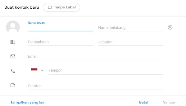 Cara Melihat Kontak Yang Tersimpan di Gmail