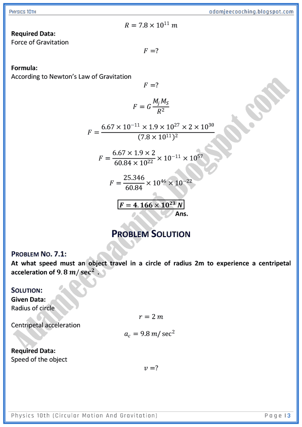 circular-motion-and-gravitation-solved-numericals-physics-10th