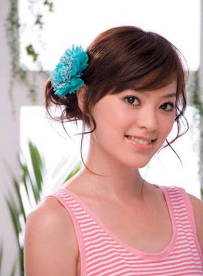 New Cute Cool Asian Summer Hairstyle  2010