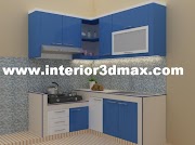 Konsep Gambar Dapur Minimalis Warna Biru, Dapur Minimalis