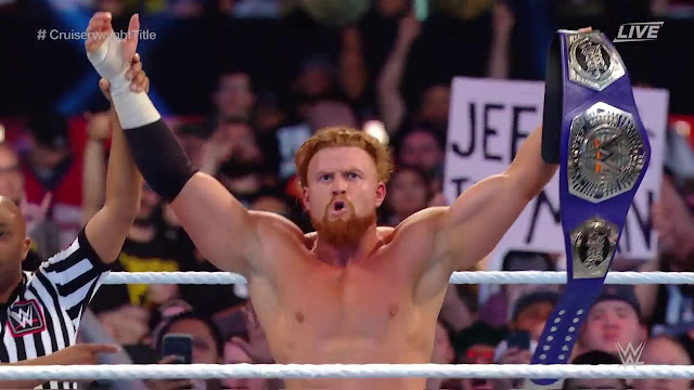 Royal Rumble : Buddy Murphy Won The  Fatal 4 Way to Retain Cruiserweight Title