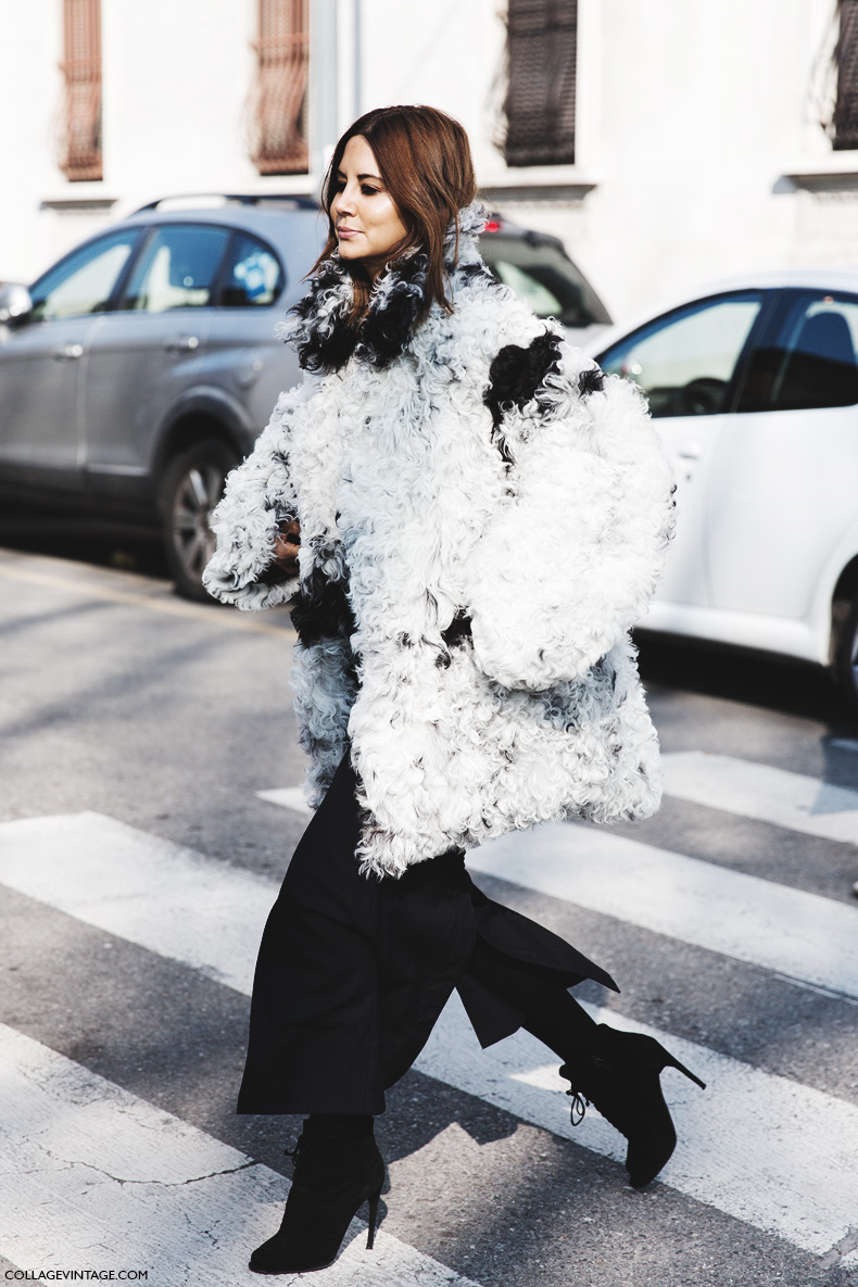 2 Ways to Wear a Furry Coat — Christine Centenera Street Style