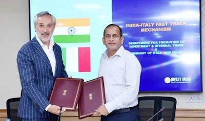 India and Italy set up Fast –Track Mechanism to Facilitate investors and Companies