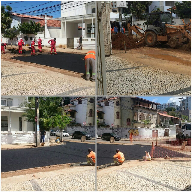 Intervenção na Rua Ilhéus em fase de conclusão