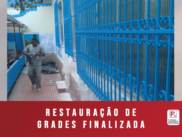 Restauração de grade de Janela RJ