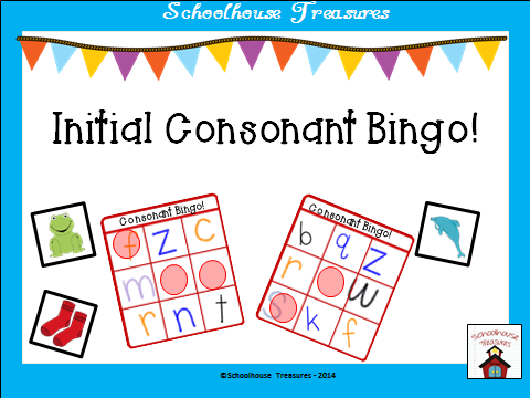 A great way to review beginning consonant sounds with your students using a popular game of Bingo!