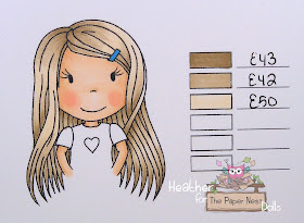 Heather Huggins - The Paper Nest Dolls - Copic Hair Color