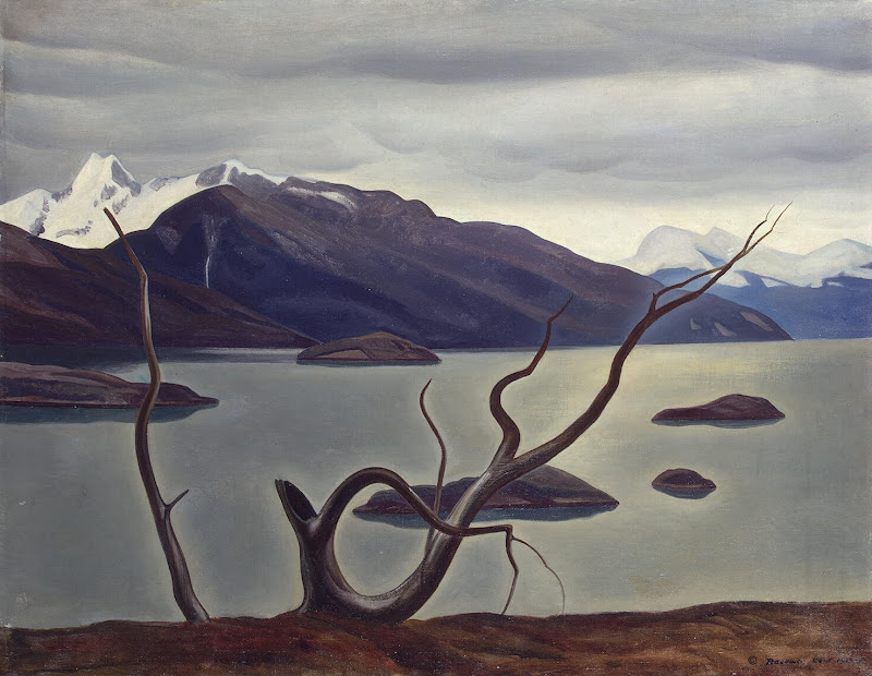 Admiralty Sound: Tierra del Fuego by Rockwell Kent - Landscape paintings from Hermitage Museum
