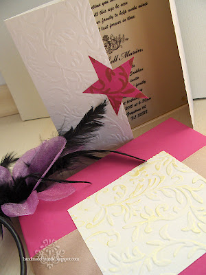 Fuchsia Quinceanera Invitations