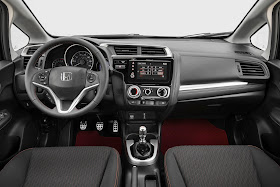 Interior view of 2018 Honda Fit Sport