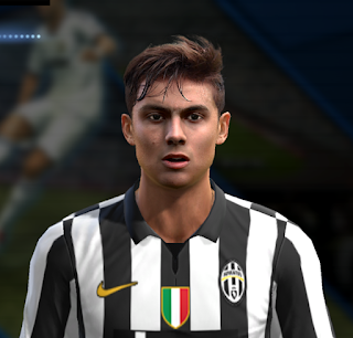 Paolo Dybala (Juventus) Face and Hair Pes 2013 by Ausa92