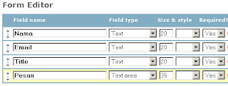 membuat kontak form email