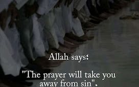 Prayer will take you away from sin