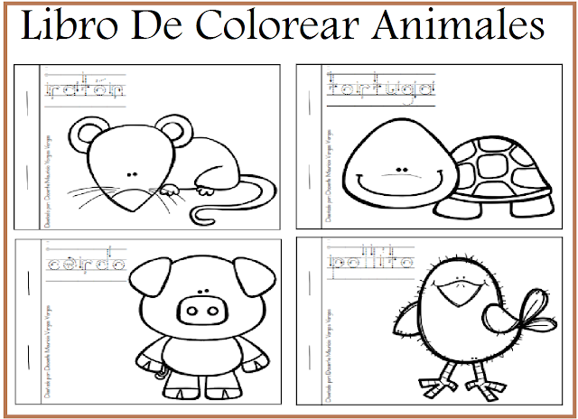 Divertido Libro De Colorear Animales Domésticos