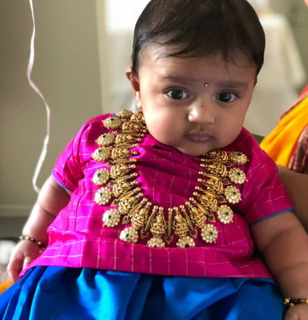 Cute Kiddo in Bottu Mala by Mangatrai Neeraj