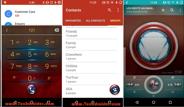 Iron Man theme for Cyanogenmod 12 ( Cm12 )