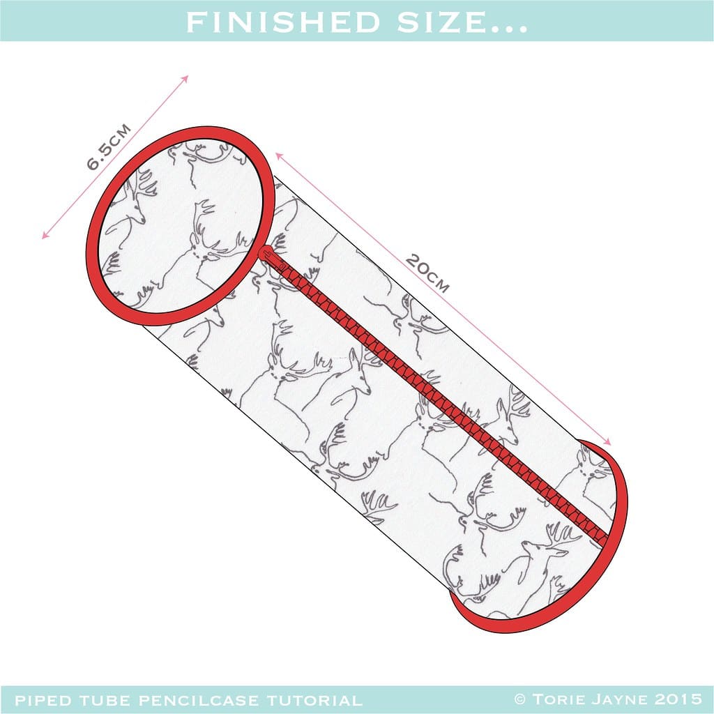 Piped Tube Pencil Case Tutorial