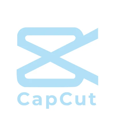blue capcut logo