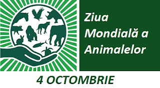 4 octombrie: Ziua Mondială a Animalelor