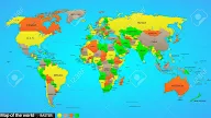 World Map Labeled With Countries