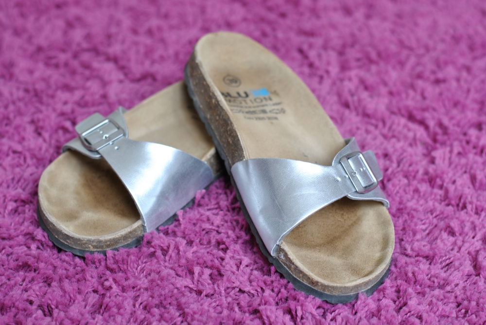 Birkenstock silver dupes Aldi