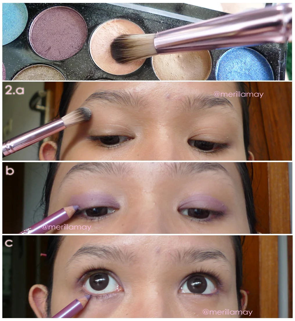 Merilla Mays Blog Tutorial Soft Purple Smokey Eye Makeup