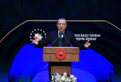 Turkey President, Tayyip Erdogan, dismisses comments from Russia's foreign minister, Sergei Lavrov, over Syria's Afrin region saying:  "We know very well who we'll hand Afrin to. First, let's talk about handing over areas controlled by other countries in Syria to Syria." "When the time comes, we will give Afrin to the people of Afrin personally, but the timing of this is up to us, we will determine it, not Mr. Lavrov."