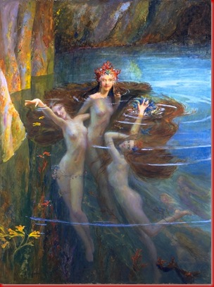 Gaston_Bussiere_—_The_Nereides