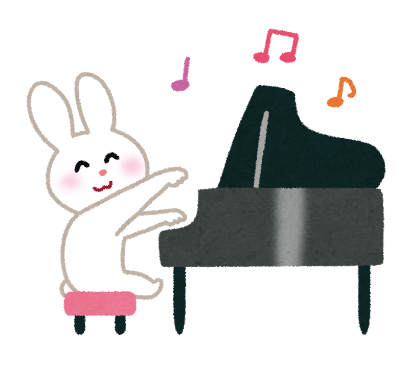 ピアノを弾くウサギのイラスト かわいいフリー素材集 いらすとや ピアノを弾くウサギのイラスト かわいいフリー素材集 いらすとや