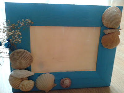 DIY summer photo frame