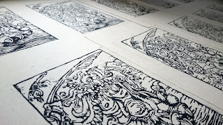 The Sammael prints all lined up together