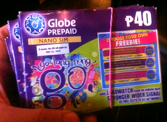 globe nano sim