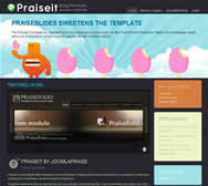 Praiseit - Joomla! Blog/Portfolio Template