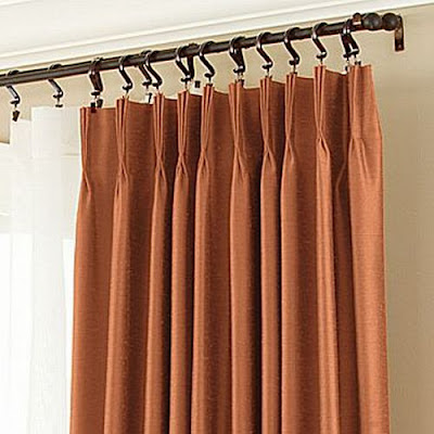 window treatments  6 inch pinch pleat 