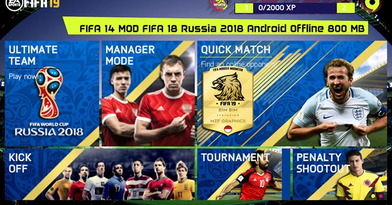 Download FIFA 19 World Cup 2018 Android Mod Micano4u