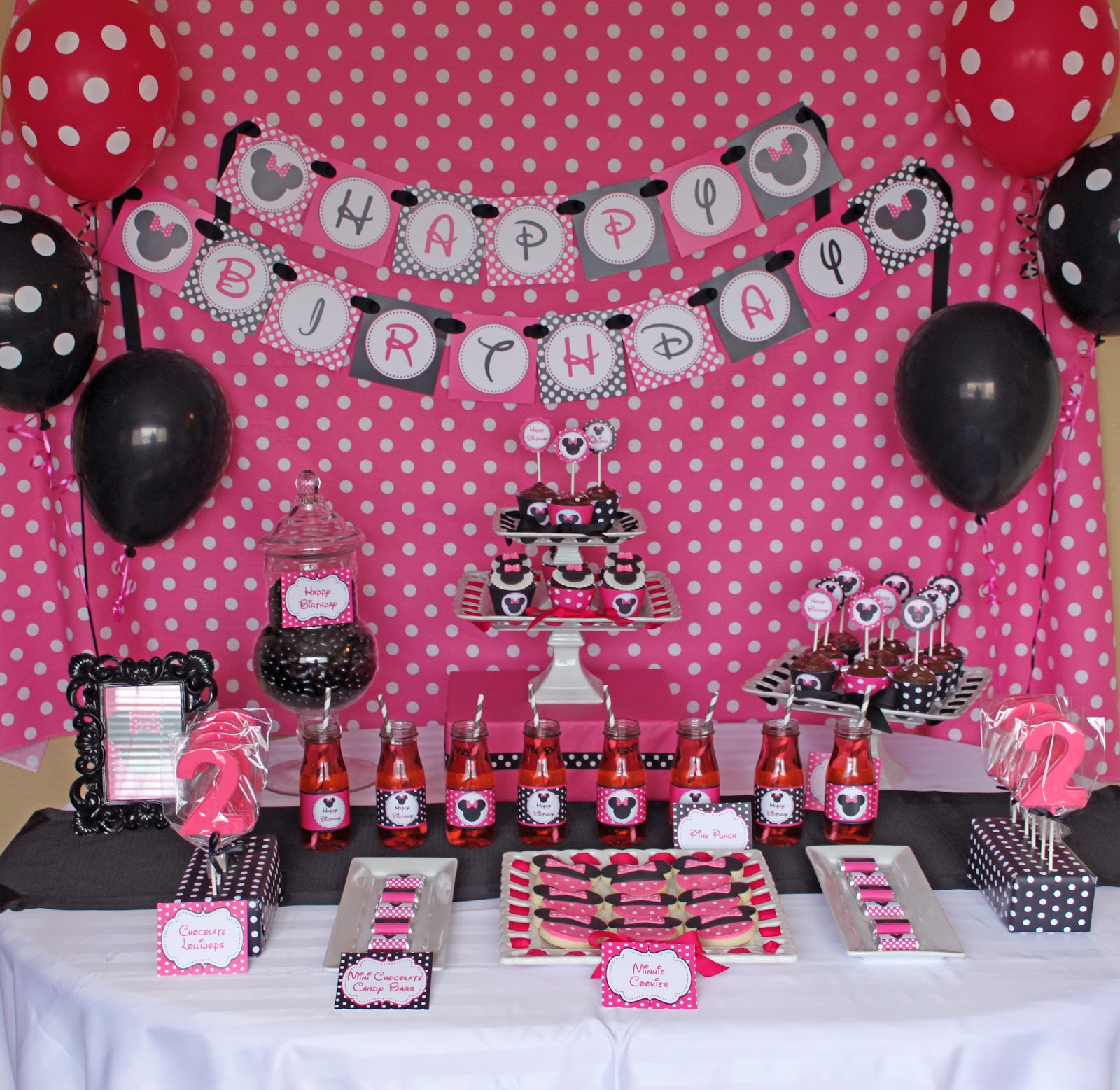  Minnie  Mouse  Party  Decorations  Party  Favors Ideas